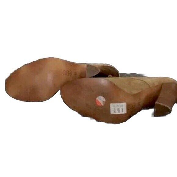 Vintage Y2K Sylvia Bourdin Tan Suede Booties - Never Worn 7.5 - Picture 9 of 14